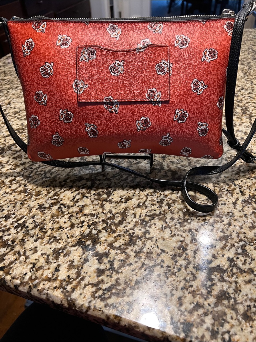 Coach Red Floral Crossbody Bag - Picture 2 of 4